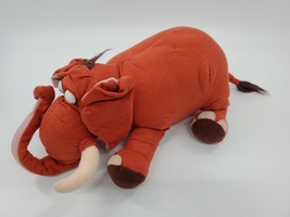 14&quot; Disney Tarzan Tantor Rust Elephant Squeaks Plush Stuffed Animal Toy B315 - £19.74 GBP