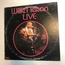 Willie Nelson Live -I Gotta Get Drunk Vinyl Record Album LP RCA  US 1976 - £3.69 GBP