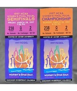 1997 Womens NCAA Semi Final / Final Four Championship Ticket Tennessee L... - £18.41 GBP