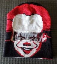 Stephen King&#39;s It Pennywise Clown Full Face Mask / Beanie Hat One Size -NWOT - £15.99 GBP