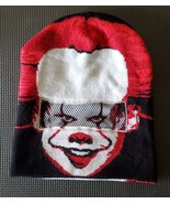 Stephen King&#39;s IT PENNYWISE Clown Full Face Mask / Beanie Hat One Size -... - £15.68 GBP