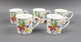 Villeroy &amp; Boch Luxembourg Wonderful World Ipanema Coffee Or Tea Mug Set Of 5 - £136.98 GBP