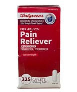 Walgreens Extra Strength Pain Reliever 225 caplets Exp 01/2025 - £15.23 GBP