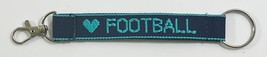 Football Personalized Keychain Blue - £7.78 GBP