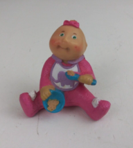 Vintage 1984 Cabbage Patch Kids Baby Girl Eating 1.75&quot; Mini Doll - £7.63 GBP