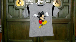 DISNEY Mickey Roadster Racer T-SHIRT, CARTER'S cotton pants 4T grey (bab... - $7.00