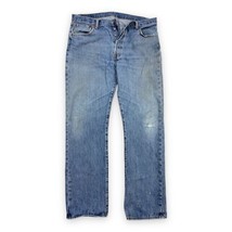Vtg Levis 501 XX Jeans Medium Wash Faded Denim Button Fly 100% Cotton Ac 35x32 - £20.32 GBP