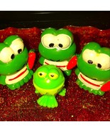 Vintage frog family of four - £19.46 GBP