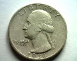 1936-D Washington Quarter Extra Fine Xf Extremely Fine Ef Nice Original Coin - £55.49 GBP