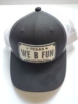 The Classics YUPOON Texas “WE B FUN” The Lone Star State Snapback Gray Hat - Cap - £7.78 GBP