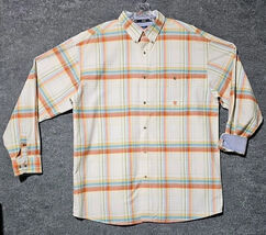Wrangler 20X Western Shirt Men's XL Plaid Long Sleeve Button-Down Cowboy - $27.04