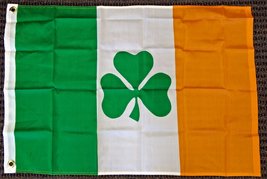 2x3 Ireland Flag Irish Shamrock Banner Clover Pennant St Patricks Day Celtic - £3.57 GBP