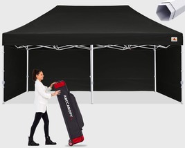 Abccanopy Commercial Instant Shade Canopy Tent 10X20 Premium-Series, Black. - £516.63 GBP