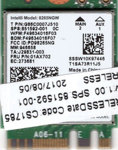 HP 851592-001 INTEL DUAL BAND WIRELESS-AC 8265NGW M.2 WIFI CARD W/BT 4.2... - £11.32 GBP