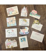 Vintage Antique Assorted Welcome New Baby Announcement Cards - $369.07 MXN