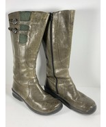 KEEN Bern Baby Boots Womens 9 Green Tall Zipper Riding Waterproof Knee High - £39.41 GBP