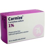 Carmize Carmellose Sodium Eye Drops 1% 0.4ml x 30 Unit Dose Vials - €8,10 EUR