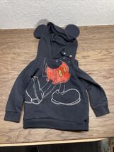 Disney Parks Mickey Mouse Hoodie Sweatshirt With Ears Cosplay 24 Months ... - $14.84