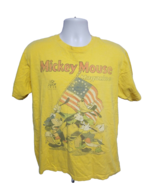 Disneyland Mickey Mouse Magazine Adult Large Yellow TShirt - $19.80