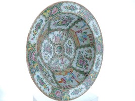 Huge c1860 Antique Chinese Famille Rose Medallion Wash Basin Bowl 15.75&quot; x 5.75&quot; - £1,050.96 GBP