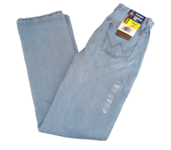 Wrangler Original Cowboy Cut Jeans 9X34 Pants Levi’s Natural Rise Light ... - £21.45 GBP