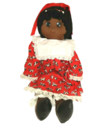 Vintage Black Americana Rag Doll Primitive Folk Art Handmade Cloth Doll 24&quot; - £31.46 GBP