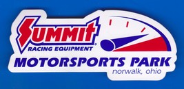 Summit Racing Equipment Motorsports Park Sticker Norwalk Ohio Drag Racing Decal - £6.38 GBP