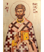 Orthodox icon of Saint Bessarion of Larissa - £156.21 GBP - £390.53 GBP