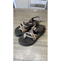 Womens Chacos Size 7 Double Strap Toe Strap Multi Color Heel Strap Brown - $18.66