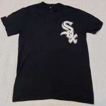 White Sox Majestic Cool Base Button Baseball Shirt Adult Black Size Larg... - $10.25