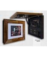 Hidden Storage Photo Frame for Gun and Valuables 14-1/2" x 12-1/2" / Brown - $98.01