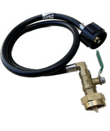 3FT Propane Refill Adapter Hose w/ ON/Off Control Valve 4 Filling 1 lb C... - $18.69