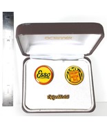 ExxonMobile Esso Socony 100th Anniv. 3 pc. Lapel Pin Set w/ 14K Gold Pin (1999)