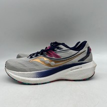 Saucony Triumph 20 S10759-40 Womens Gray Blue Lace Up Running Shoes Size 11 - £47.47 GBP