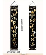 1 pair, Cheers to 60 Years! 60th Birthday Party Hanging BANNERS- Welcome Sign - £8.02 GBP