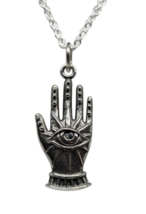 All Seeing Eye Main Collier Clairvoyance Pendentif 18&quot; Chaîne Argent 925... - £36.20 GBP