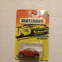 Matchbox VW Volkswagen Concept RED beetle SUPERFAST #49 of 75 cars  1997 - $9.91