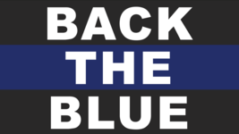 Back The Blue Police Lives Matter Blue Line Memorial 3X5 Flag Rough Tex ... - $18.88