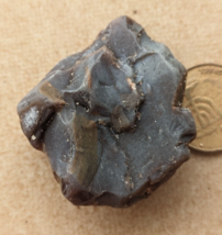Natural MINERAL Rough Raw FLINT ?  Ancient Stone Rock Netanya Beach Isra... - £1.72 GBP