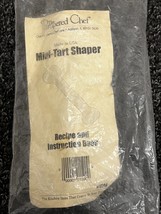 PAMPERED CHEF Mini Tart Wood Shaper Factory Sealed USA Discontinued #1590 ~ New! - £10.70 GBP