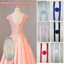 Bridal Wedding Gown Dress Lace up Accessories Zipper Replacement Bandage - £7.72 GBP