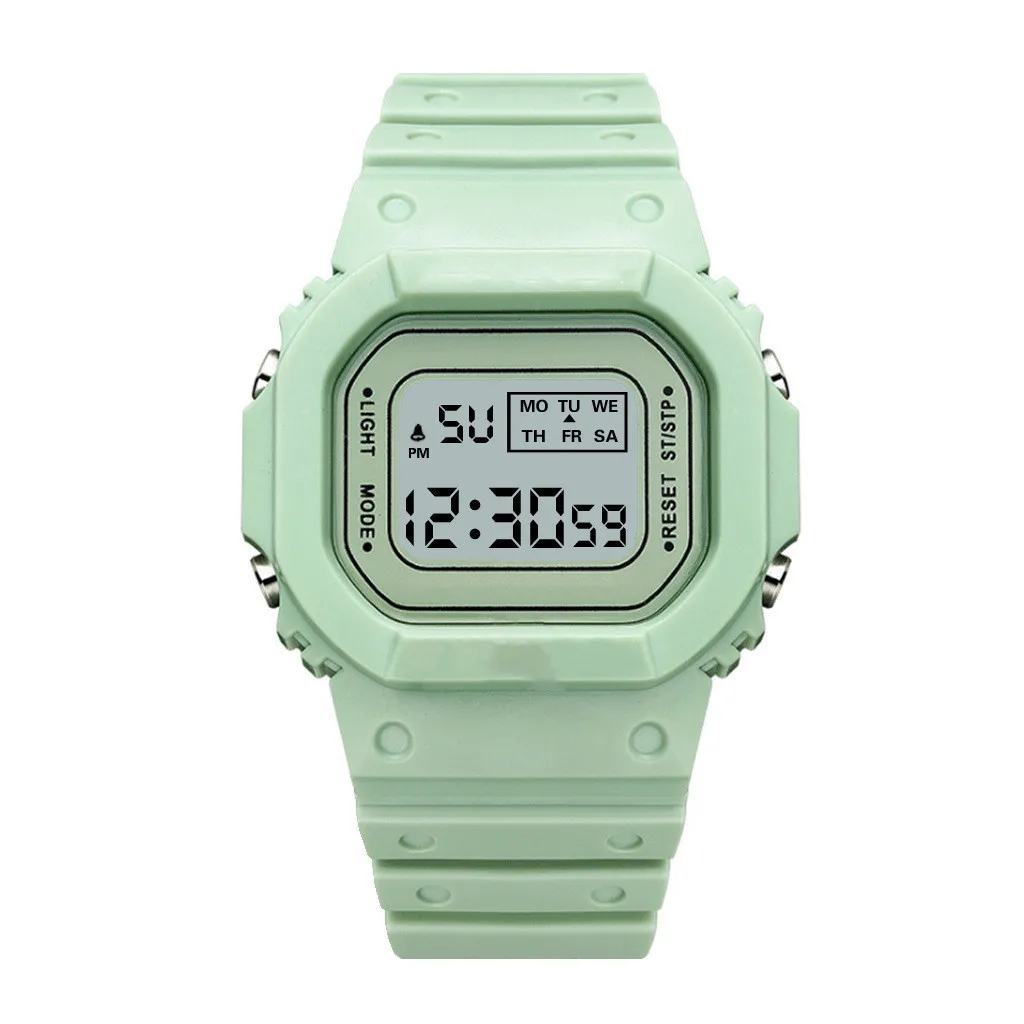 UTHAI CE117 Sports Electronic Watch Unisex Square Watches students Digit... - $14.73