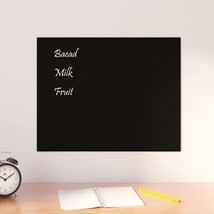  Wall-mounted Magnetic Board Black 19.7"x15.7" Tempered Glass - $73.99
