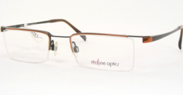 Redline optics RH 116 49 Copper/ Green UNIQUE RARE EYEGLASSES 48-18-135 ... - $53.18