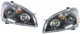 Headlights For Nissan Altima 2005 2006 Black Trim Pair Base, S, SE and S... - £124.84 GBP