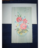 Vintage Please Get Well Soon Floral Card Unused - £3.16 GBP