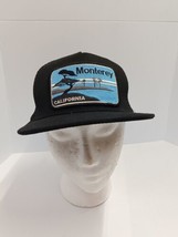 Bart Bridge Monterey California Snapback Trucker Hat Cap Black Mesh Patch Men&#39;s - £18.51 GBP