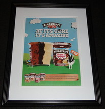 2014 Ben &amp; Jerry&#39;s Hazed &amp; Confused Ice Cream Framed ORIGINAL Advertisement - £27.24 GBP