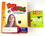 2 Fun Toys: How to Juggle w/Book &amp; 3 Balls + Bug Cards Game.  Very Good ... - £13.93 GBP