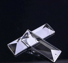 20PCS 63mm 1/2Holes Triangle Article Glass Decoration Crystal Chandelier... - $22.70